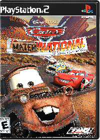 Cars Mater-National Championship Playstation 2 US box art